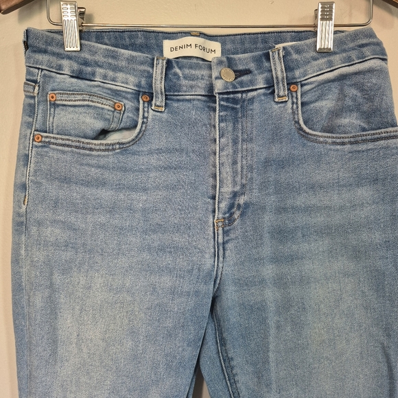 Denim Forum Aritzia The 90's Lexi Lo Rise Bootcut Ankle Denim Jeans Size 30 - Picture 6 of 13